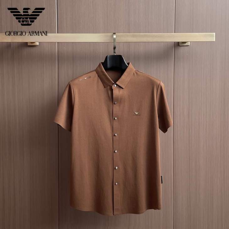 Picture of Armani Shirts Short _SKUArmaniM-3XL24cr8327810